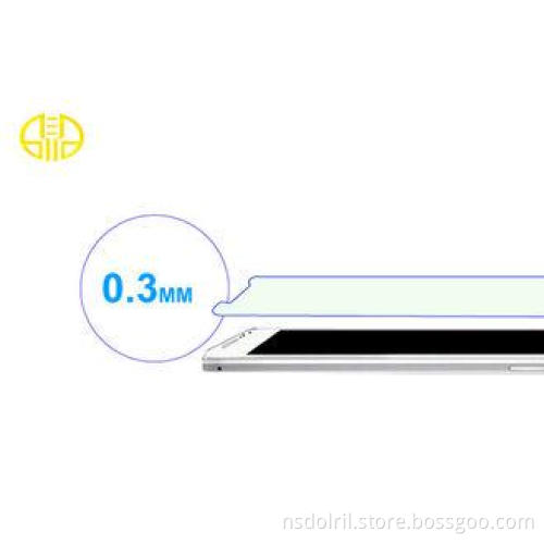Clear Tempered Glass Screen Protector fingerprint Proof For